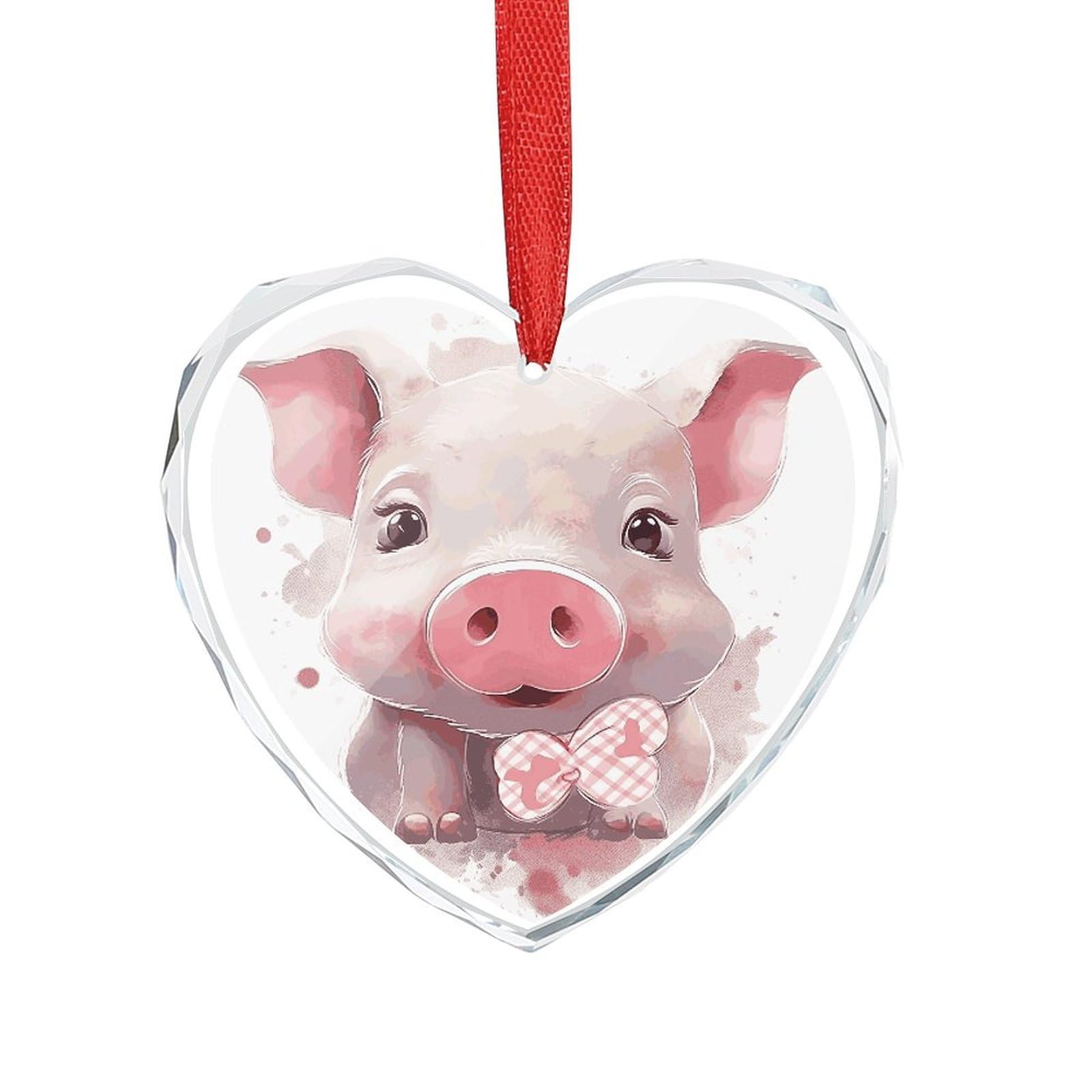 Wsoihfec Style Smiling (26) Engagement Gifts For Couples, Glass Ornaments Just Married Bridal Shower Decor, Heart Keepsake Decor For Bride & Groom