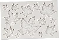 Vista 5 de Molde de Silicona de Hoja Molde de Hoja de Arce Molde de Fondant Moldes de Hoja de Rosa Moldes de Hojas de Helecho Moldes de Caramelo Para