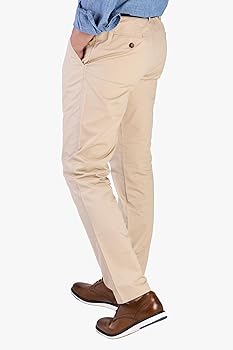 Zac Classic 100% Cotton Slim Fit Men's Chino Pants