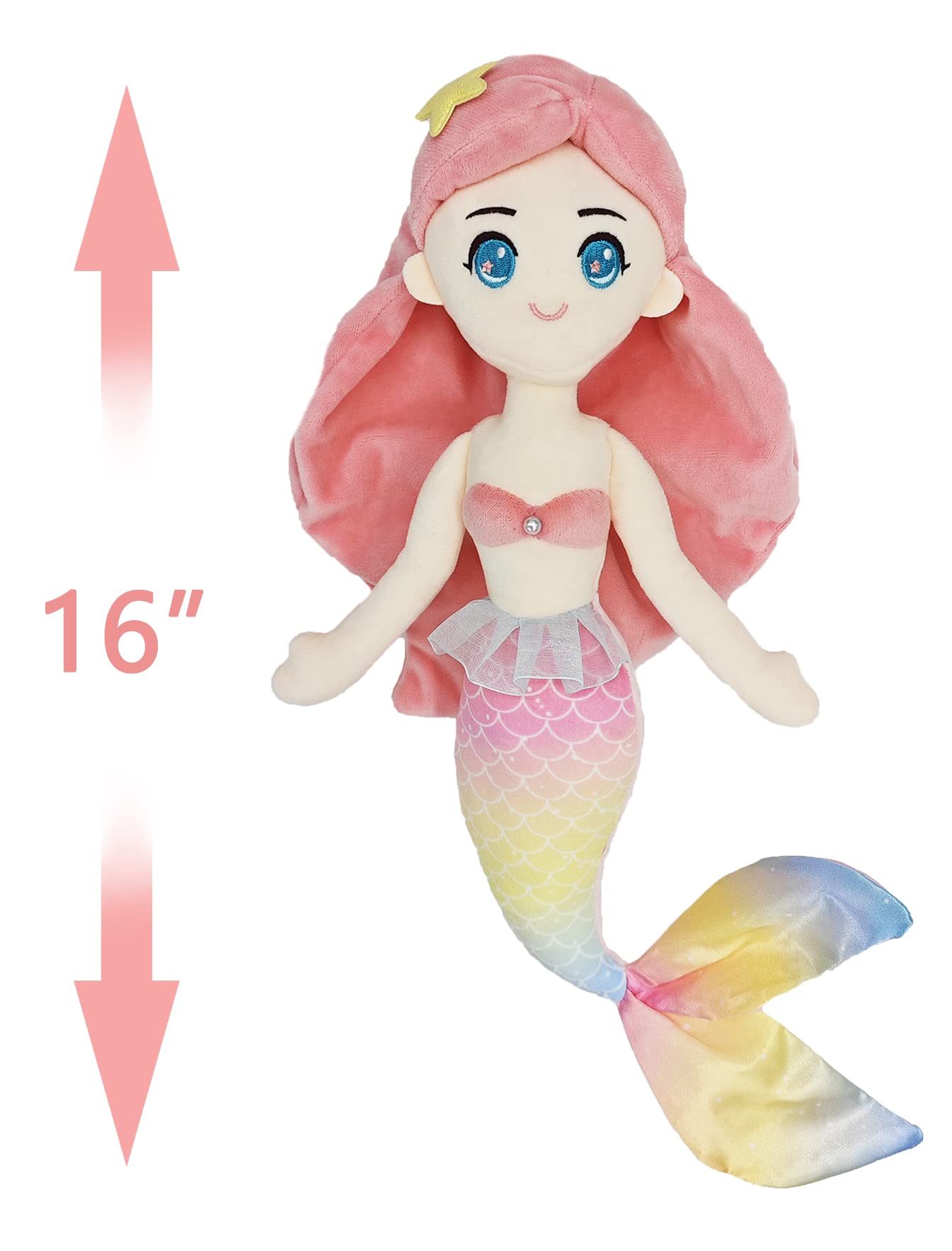 Amazon.co.jp: Enchanting 16インチ リトルマーメイド ぬいぐるみ