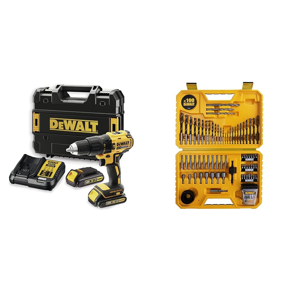 Trapano Avvitatore DeWalt XR 18V Brushless - 2 Batterie 2.0Ah, Valigetta TSTAK - Foto 6