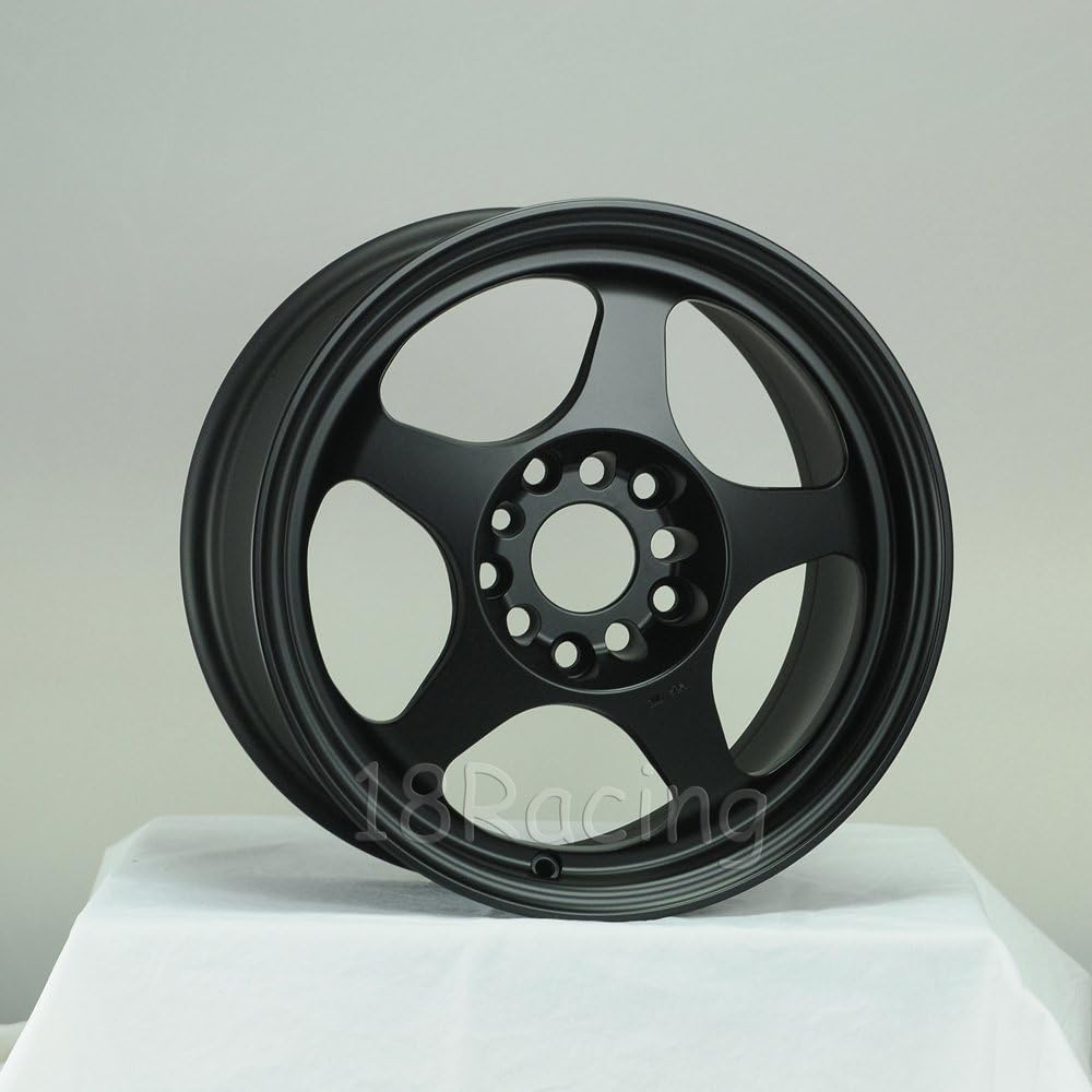 4 PCS ROTA SLIPSTREAM WHEELS 16X7 PCD:5X114.3 OFFSET:40 HB:73 SATIN BLACK