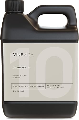 Miniatura 466 de VINEVIDA [4 onzas] Aceite de fragancia de madera de teca de caoba para fabricación de velas y fabricación de jabón, aromas de velas prémium para