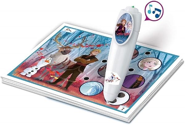 Clementoni Sapientino - Basic Frozen 2, Gioco Educativo Bambini 4-6 Anni, 200+ Quiz Interattivi con Penna Elettronica, Apprendimento di Forme, Colori e Numeri, Made in Italy, Lingua Italiana, 16237 - 3