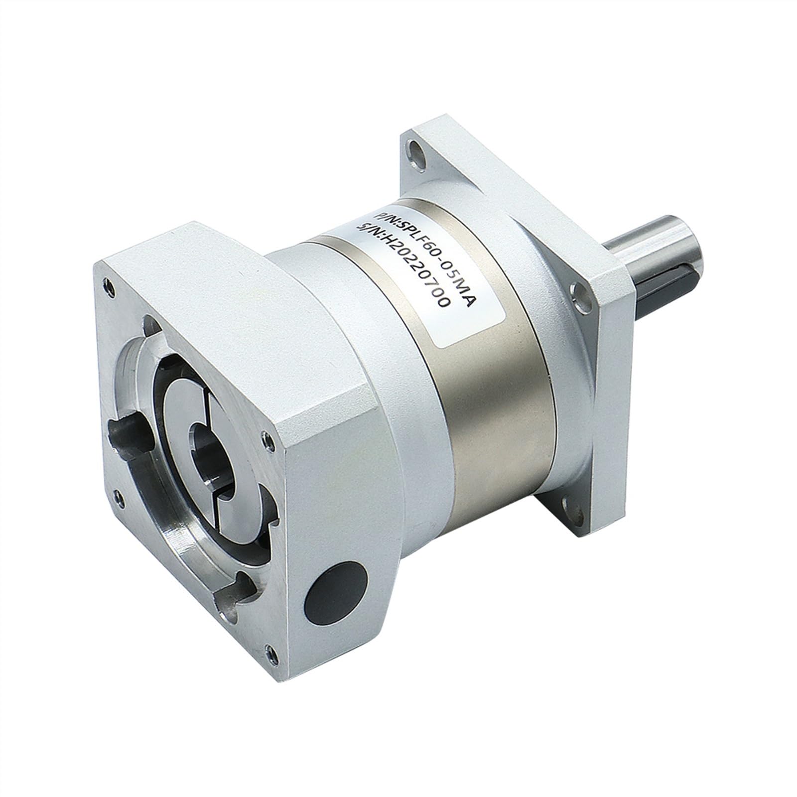 Silnik krokowy PLF60 precyzyjny reduktor przekładni planetarnej o niskim poziomie hałasu pasuje do Nema23 57 8mm silnik krokowy Nema24 60ST 14mm 400W serwo do CNC(70 to 1,8mm for stepper)