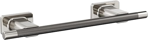 Vista 120 de Amerock BH26615PNBBZ Toallero de níquel pulido/champán dorado Toallero de 24 pulgadas (24.016 in) Esquire Toallero de baño Accesorios
