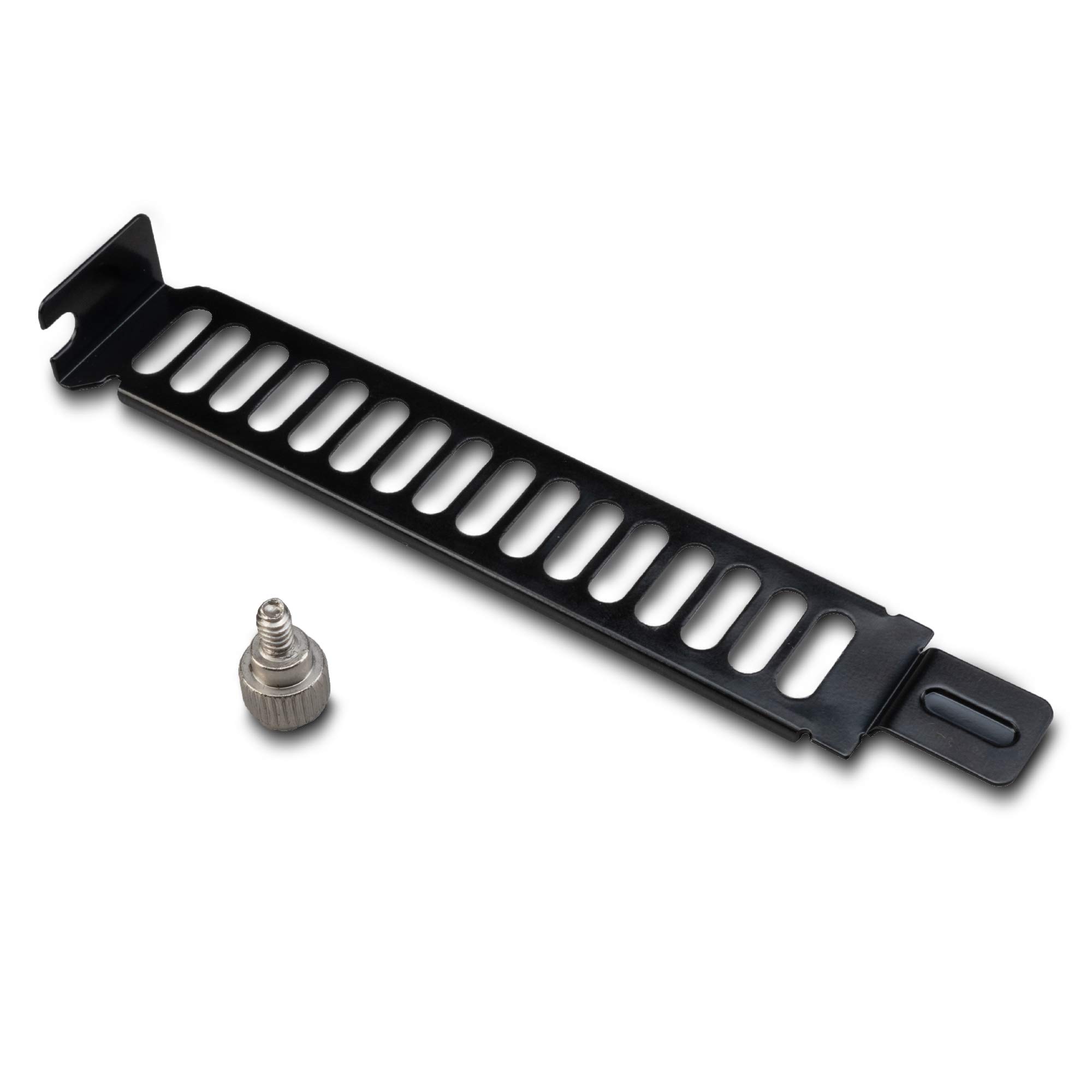 Akasa Steel Vented PCI Slot Cover Bracket | Full Profile | 5 pack | Black | AK-MX302-KT05