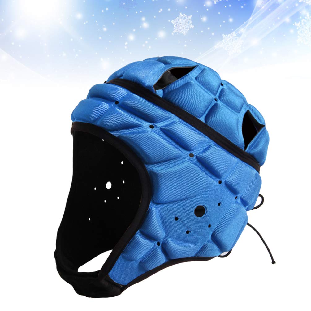 BESPORTBLE Kopfschutz Epilepsie Helm Blau Kappe Helm Flagge Fu? Rugby Scrum Kappe Weiche Shell Fu? Kopfbedeckungen Arts Bedürfnisse Schutz für Jugend Erwachsene Rugby Kopfschutz Camo