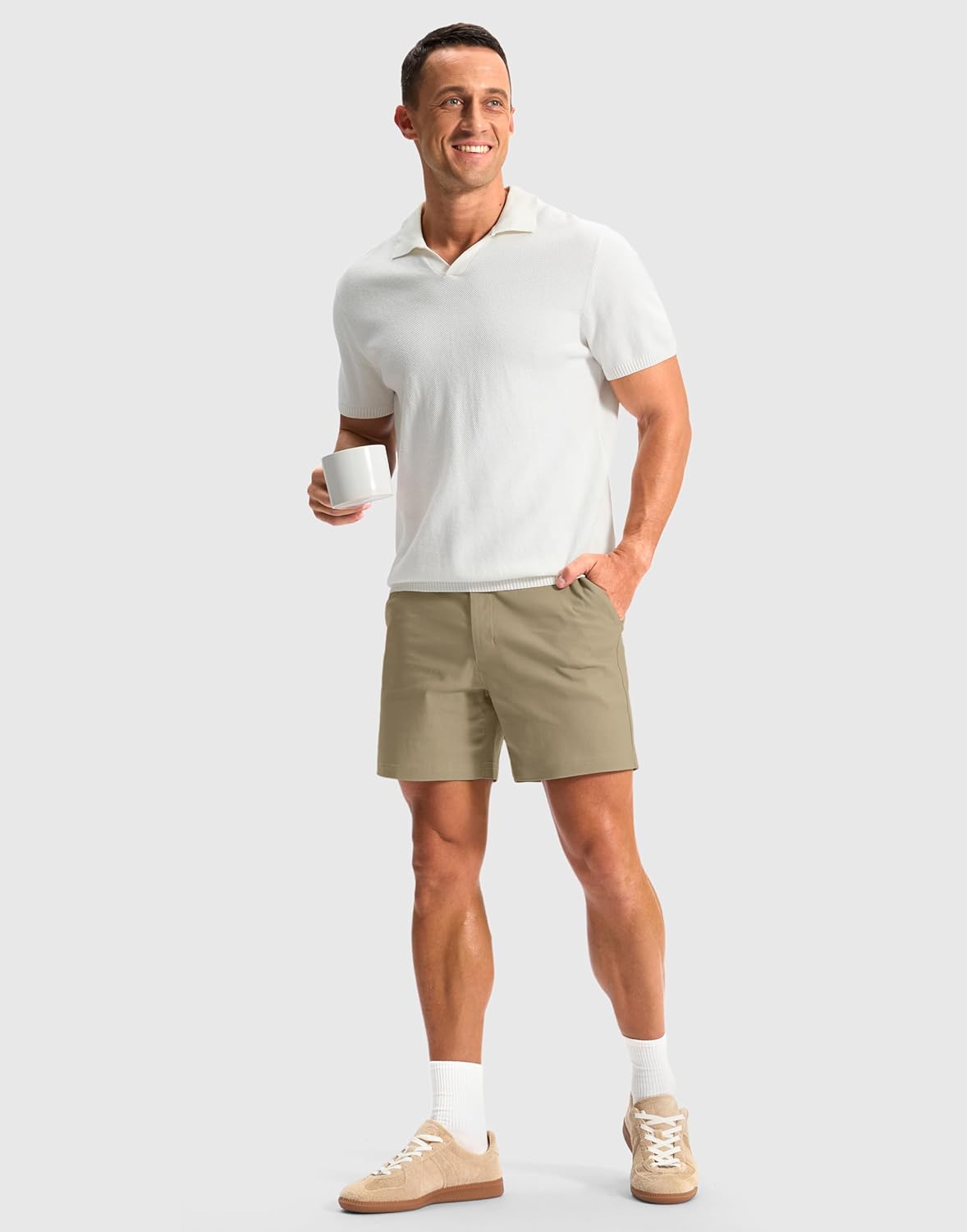 G Gradual Men's Golf Dress Shorts 5"/ 7"/ 9" Stretch Casual Work Flat Front Shorts for Men with 3 Pockets Quick Dry - Image 6