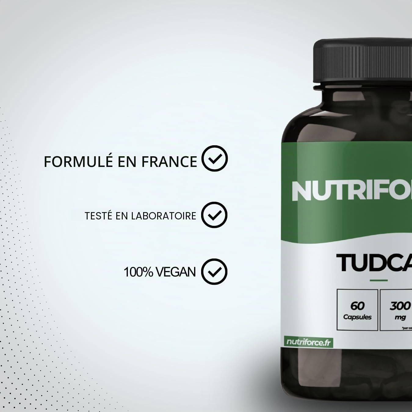 TUDCA 100% Pur & Végétalien – 600 mg – Protection et Santé du Foie