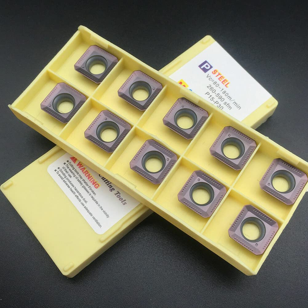 Lot de 10 inserts en carbure SEKT1204 AFTN-XM LF6018 pour fraisage en carbure SEHT1204