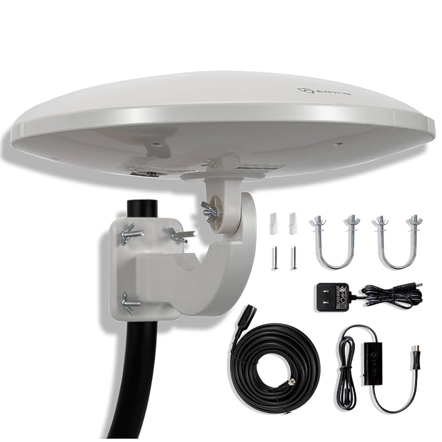 UFOアンテナ Amazon | アウトドアHDTVアンテナ ANTOP UFO 360°全方向テレビ