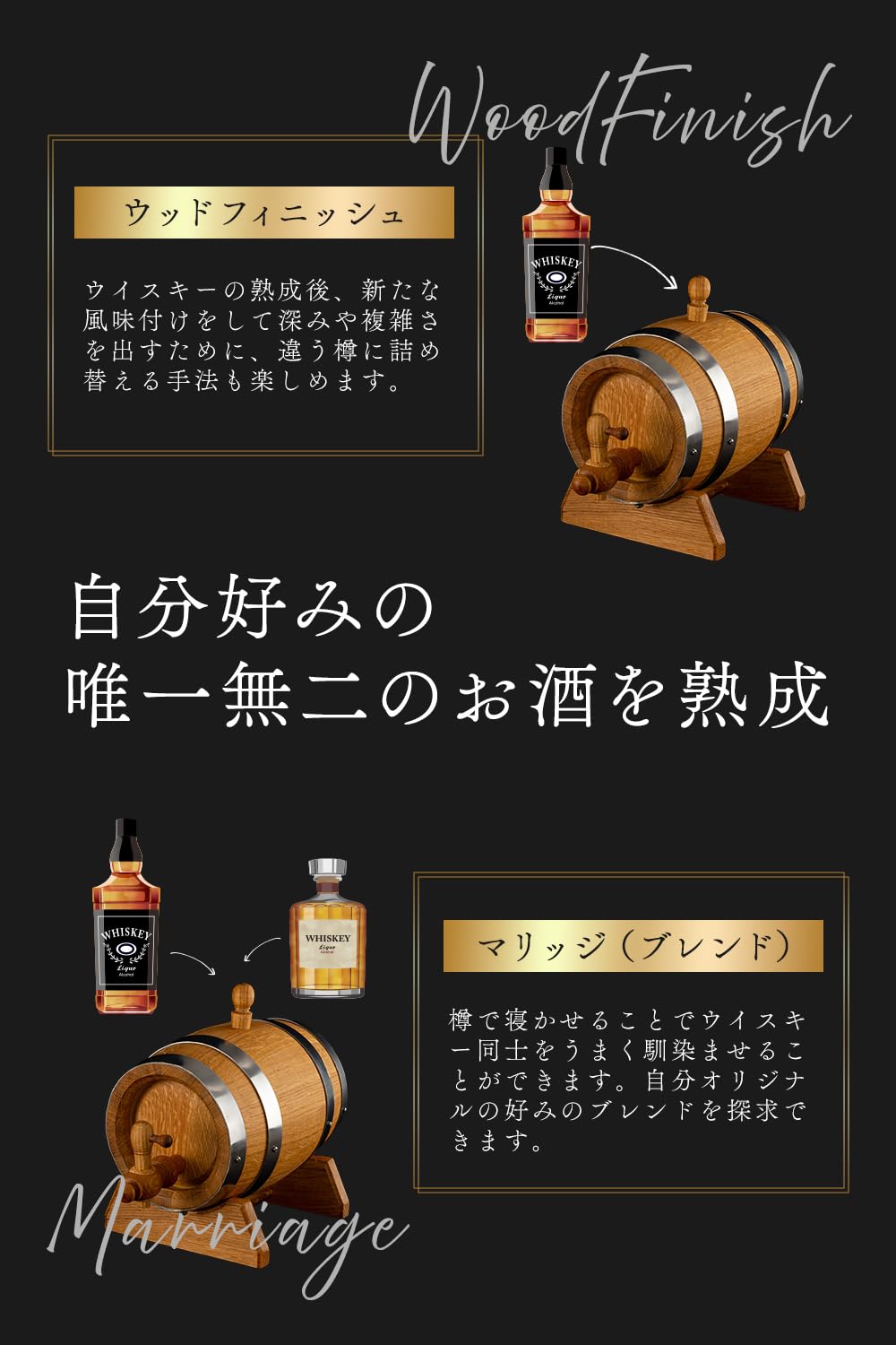 Amazon.co.jp: TARU HOLIC 正規品 【 ウイスキー 熟成 ガイドブック付