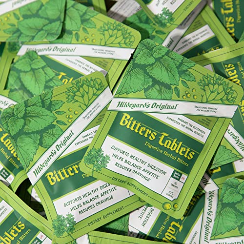 Hildegard's Original Bitters Tablets: Ancient Herbal Remedy For Fasting Support, Kidney Liver Cleanse Detox & Repair, Heartburn, & Digestion Supplements #TOP5