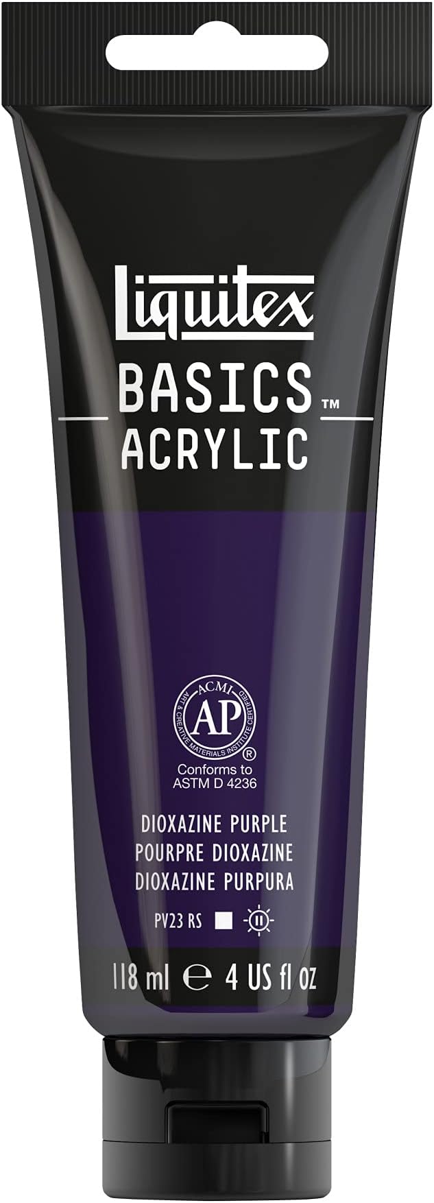 Liquitex BASICS Acrylic Paint 4-oz tube, Dioxazine Purple