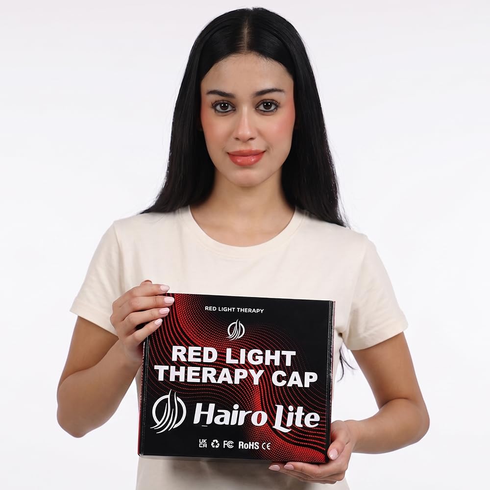 Hairo Lite Advanced LLLT Hair Regrowth Cap - 56 LED Diodes with 4 Modes | Stop Fall & Reactivate Dormant Follicles | Red Light Technology hair-root Regeneration and Scalp Health | Inbuilt Battery | Auto Session No Side Effects Drug-Free | For Men and Women | Travel & Home Use | All Hair Type-image-7