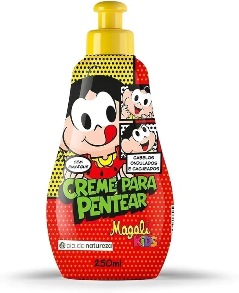 Magali Kids Creme para Pentear Cabelos Ondulados e Cacheados 250ml