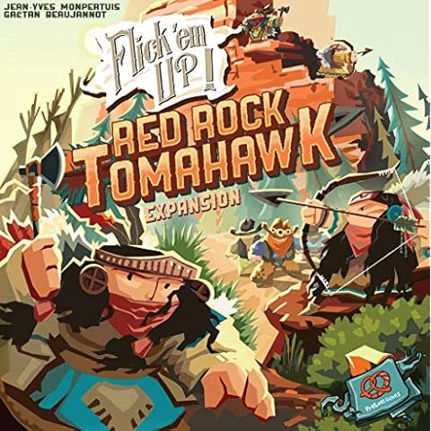Pretzel Games - Flick'em Up! Red Rock Tomahawk expansion - English Cover