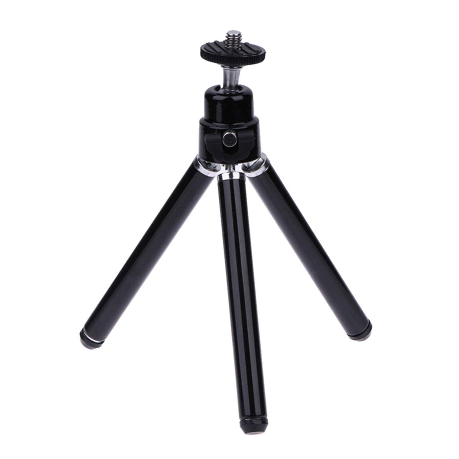 Trípode para teléfono SCRUBY ligero ajustable negro con clip compatible iPhone 6 7 7