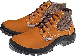 Bota Segurança Epi Marluvas Botina Nobuck Bico Pvc 50b26 Cb (Castor, BR, Adulto, Numérico, 47)
