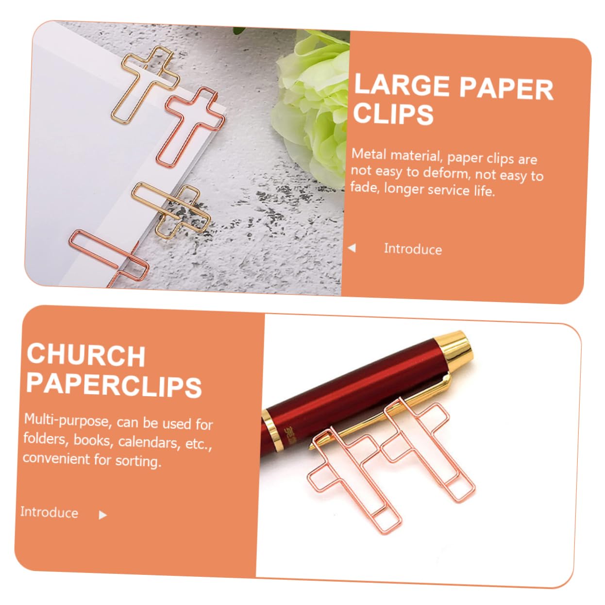 10pezzi Graffette Piccole Clip Per Documenti Accessori Design Organizzazione e Decorazione