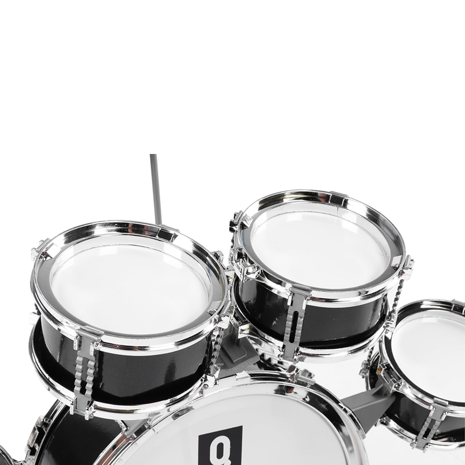 Set di Batteria per Principianti Strumento Musicale Divertente per Bambini, Include Bacchette e Piatti, 22,8 X 19,7 X 10,4 Pollici (#1)