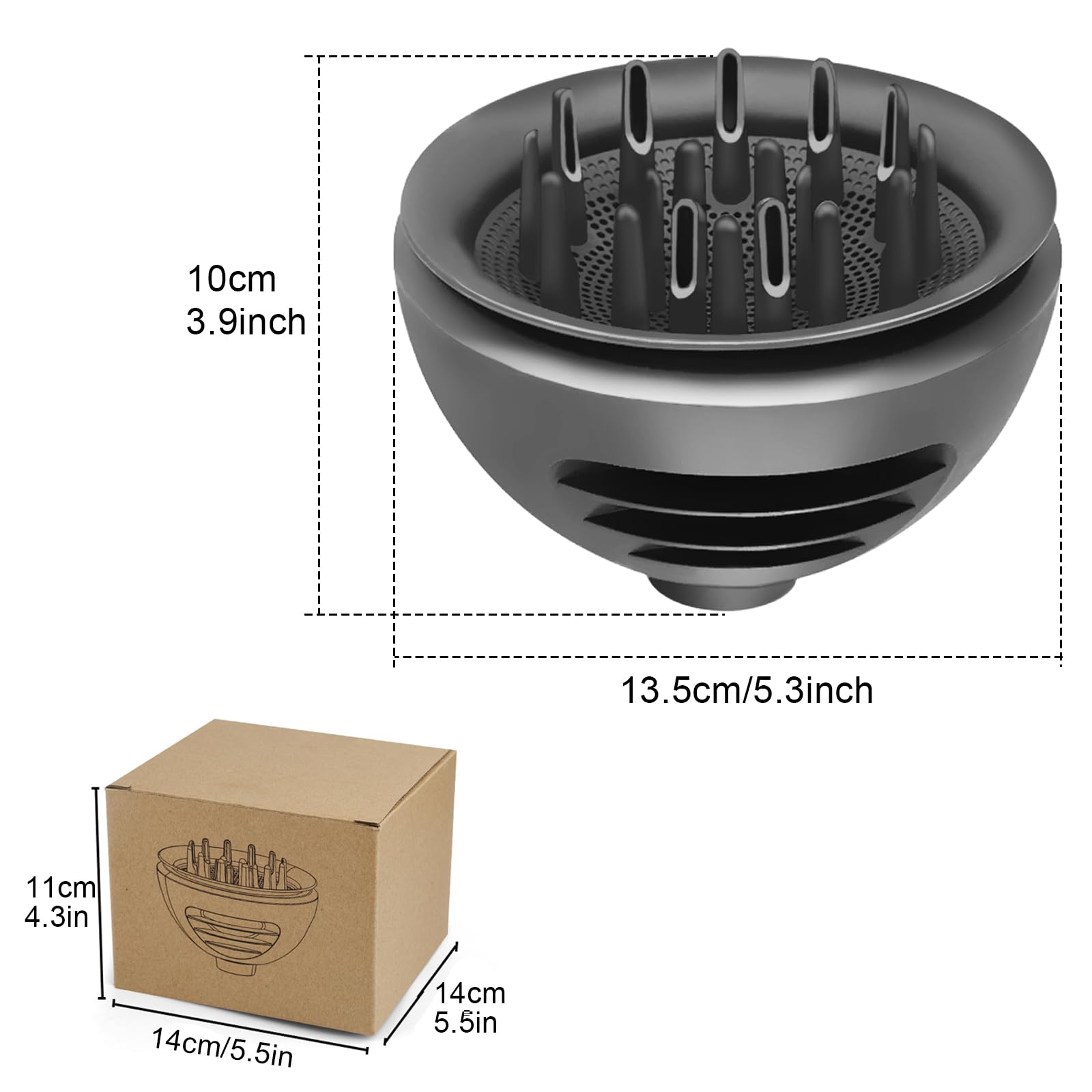 Boquillas difusoras para Dyson para supersónico HD01 HD02 HD03 HD04 HD05 HD07 HD08 HD14 HD15,secador de pelo accesorios difusores para ondas y rizos