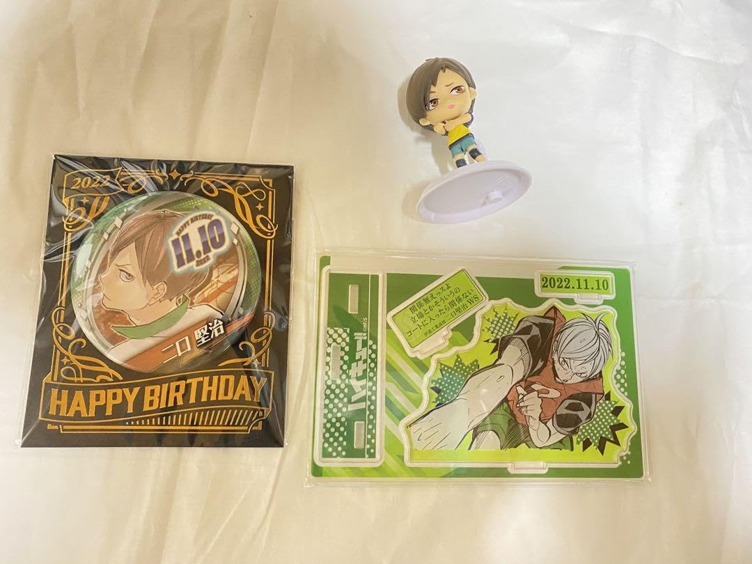 二口堅治 バースデー缶バッジ ハイキュー!! グッズ新作情報 on X: 