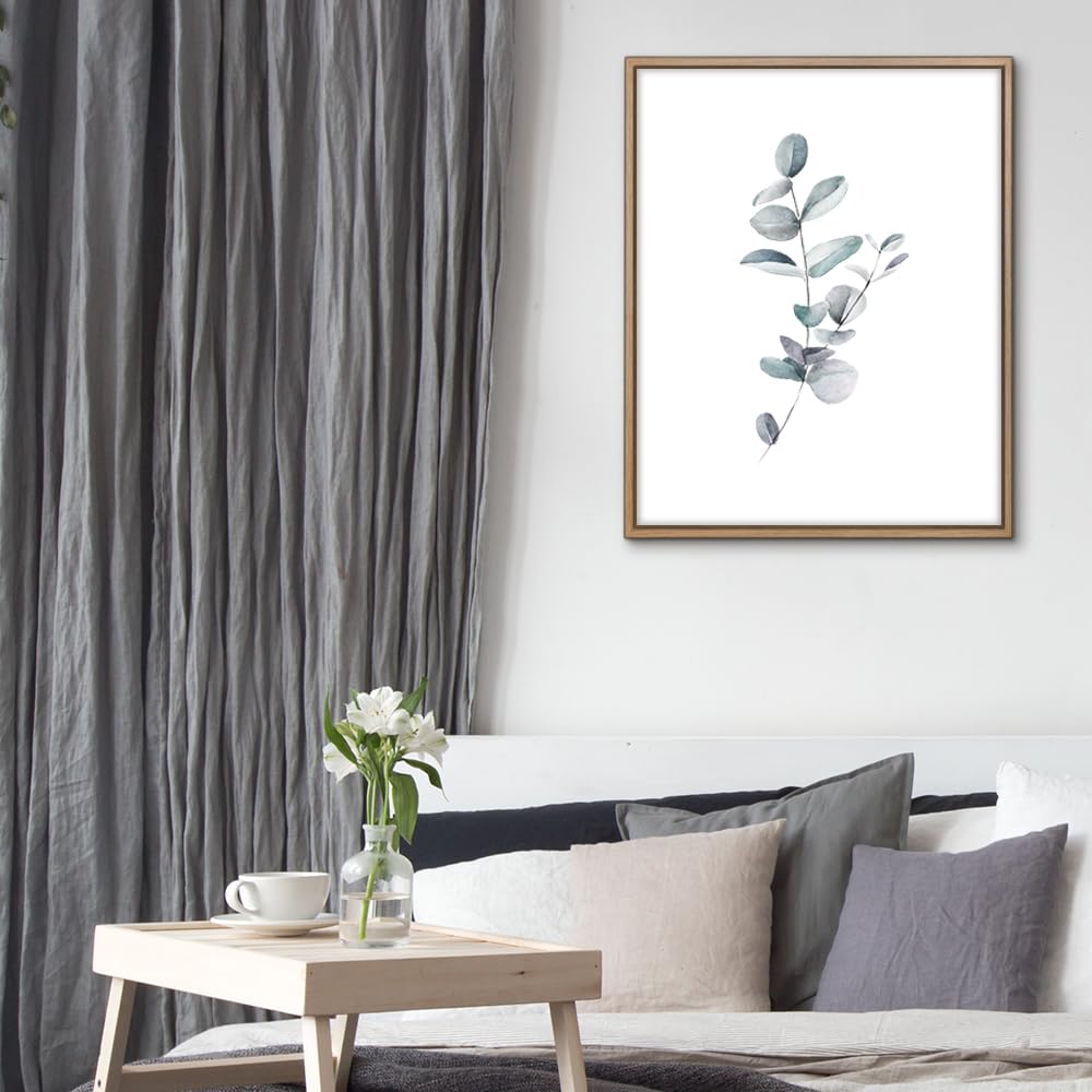 Haak Cornice per giunti ombreggiati Levi in rovere naturale, 50 x 100 cm, per tele e tele