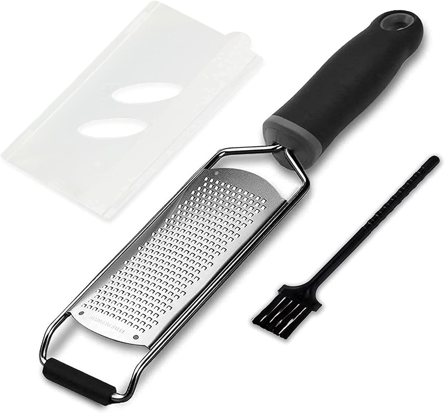 Microplane Zester Stainless Steel Lemon Zester | Multi-Purpose Grater For Cheese, Garlic, Chocolate Zester Grater