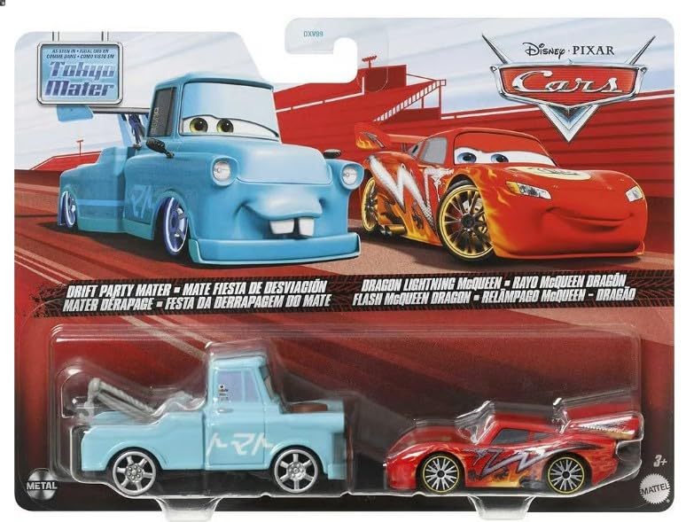 Amazon.com: Disney Cars 2023 1:55 Scale Diecast 2-Pack On The Road