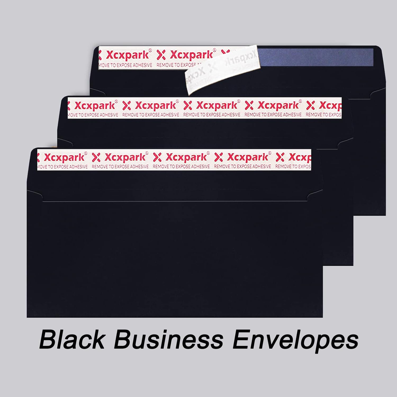 250 PCS #10 Black Self Seal Kraft 4-1/8 x 9-1/2 inches Security Envelopes, Windowless Invisible Envelopes Super Strong Quick Seal Envelopes Security Tint Pattern Secure - Image 5