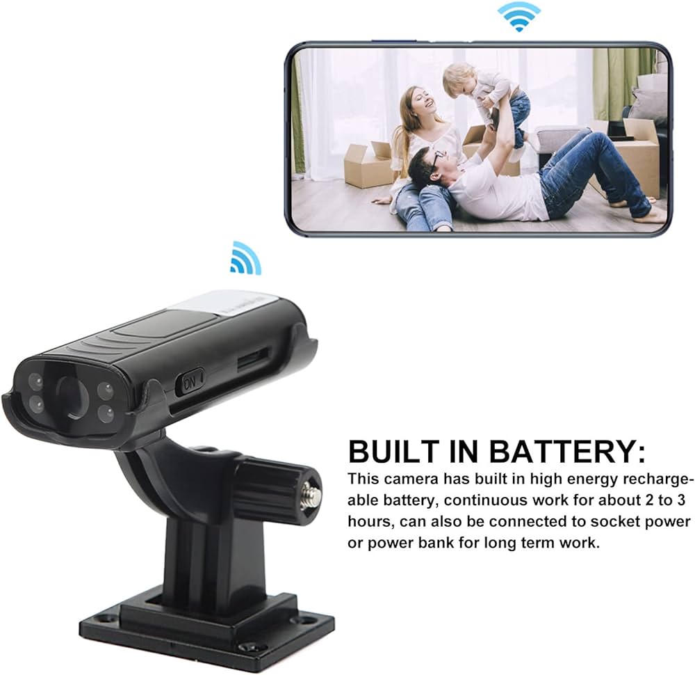 HD Wireless smart camera with Motion Detection and IR Night Vision. Secure your space day and night