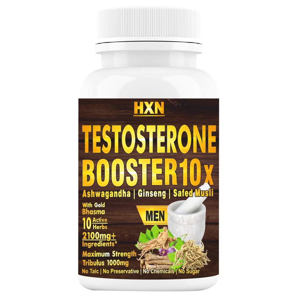 HXN Testosterone Booster For Men Tablet (Testo) With Ashwagandha Ginseng, Safed Musli, Tribulus To Promote Muscle Growth, Energy, & Stamina Booster supplement–60 Tablets (Pack 1) (B08ZDH6GY4) Amazon Price History, Amazon Price Tracker