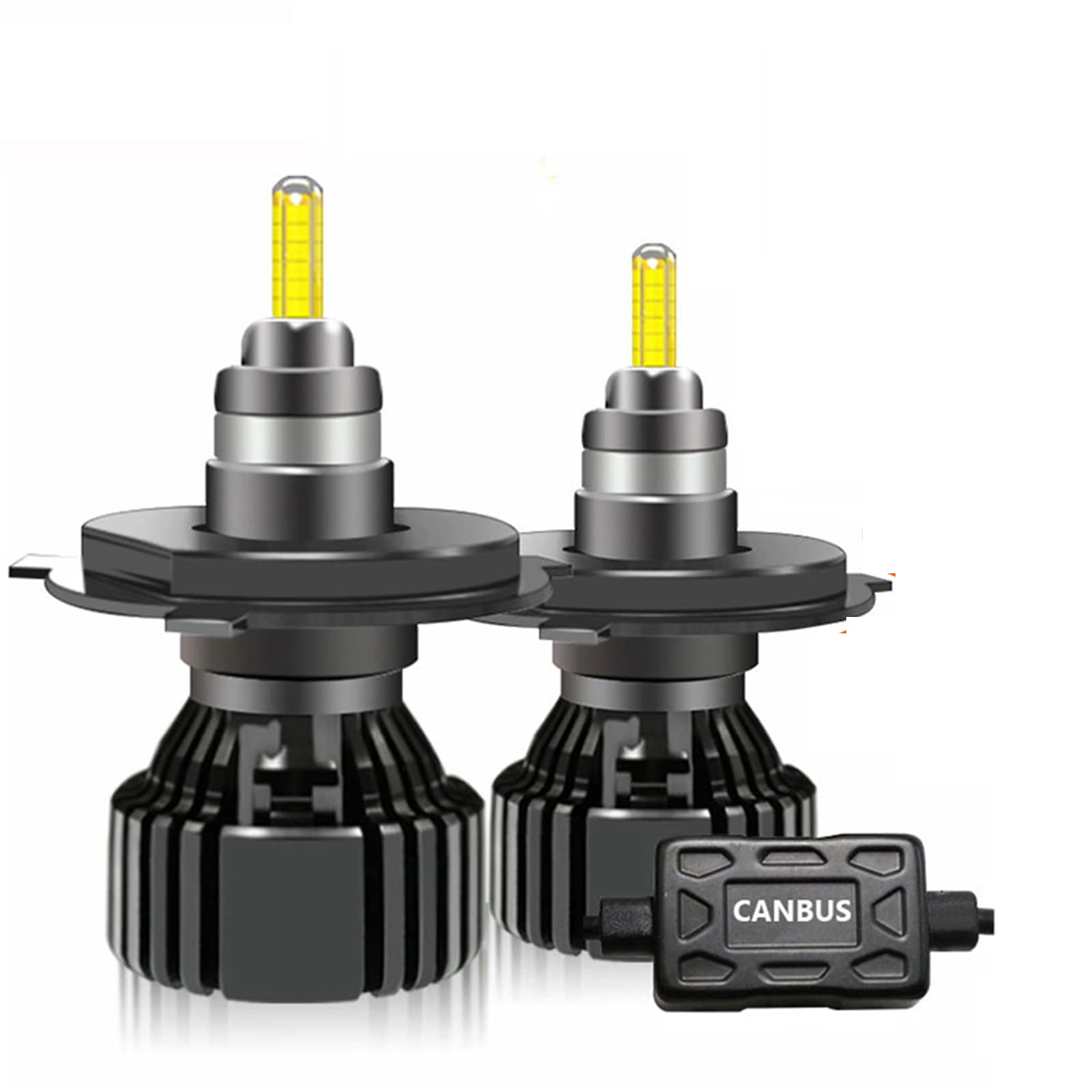 Lampadine Per Fari A LED, 360° 8 Lati Che Emettono Luce 12000 Lumen 400% Luminosità 6000K Bianco Freddo, Lampadine LED Per Fari Di Aggiornamento, Confezione Da 2,H7