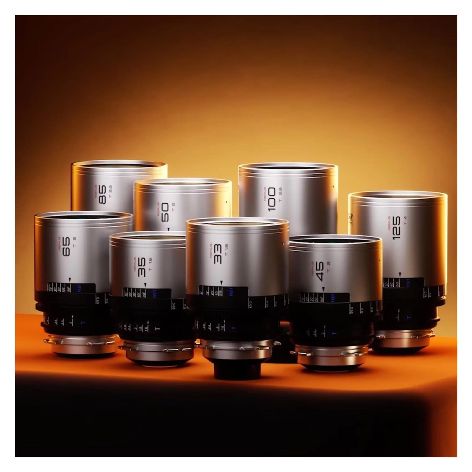 Compatible con Canon, Lente Anamórfica T1.6 33-125mm