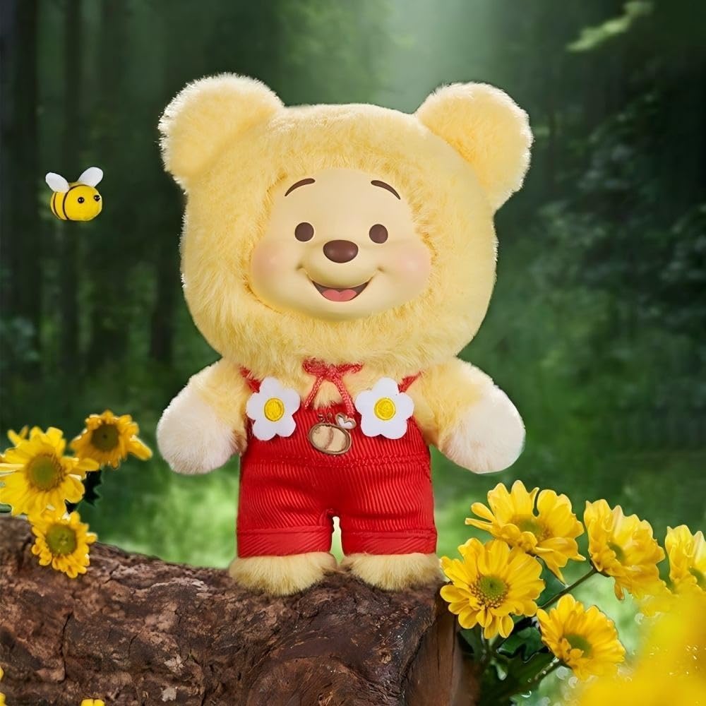 MINISO Disney Winnie The Pooh Candy Series Plush 1 Random Blind Bag Blind Box Cute Birthday Gift for Christmas (Random 1pc)