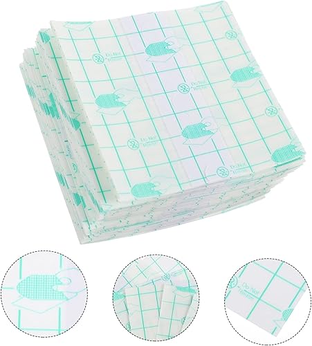 100Pcs Disposable Makeup Hand PU Film Mixing Plates for Liquid Foundation Nail Colors and DIY Makeup for Professionals and Beginners