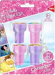 Carimbo Autotintado Princesas com 4 Unidades - Tris