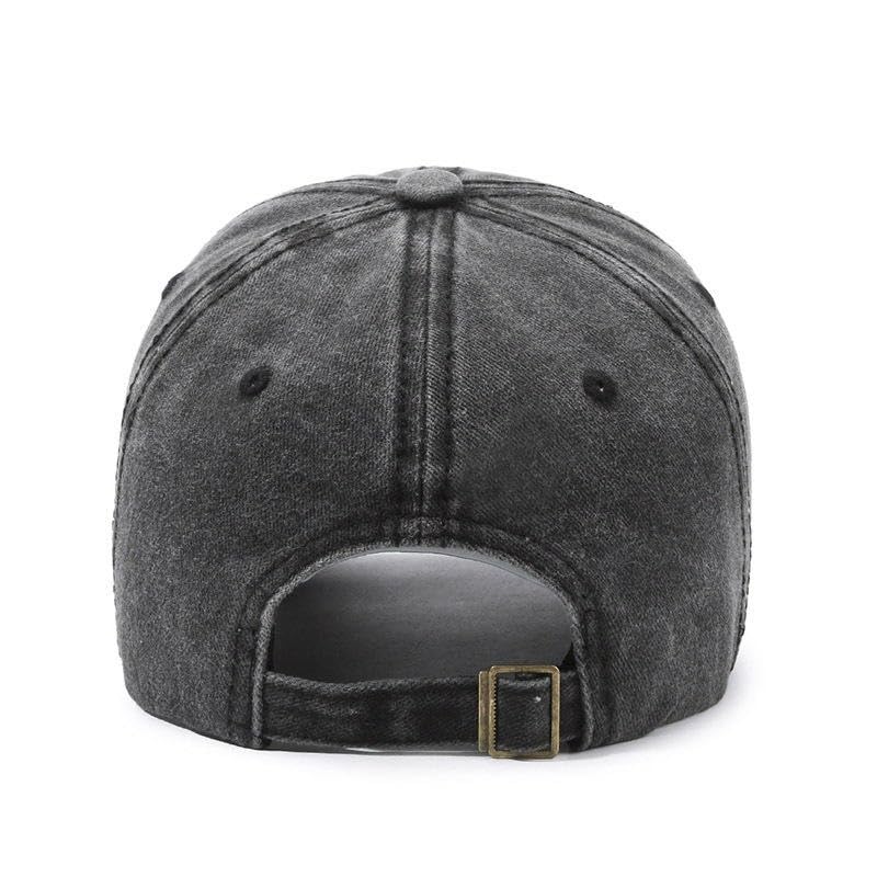 Image of Handcuffs Denim Caps Adjustable Strap Baseball Cap | Unisex Stylish Summer Headwear | Sun Protection Sports Hat for Men & Women