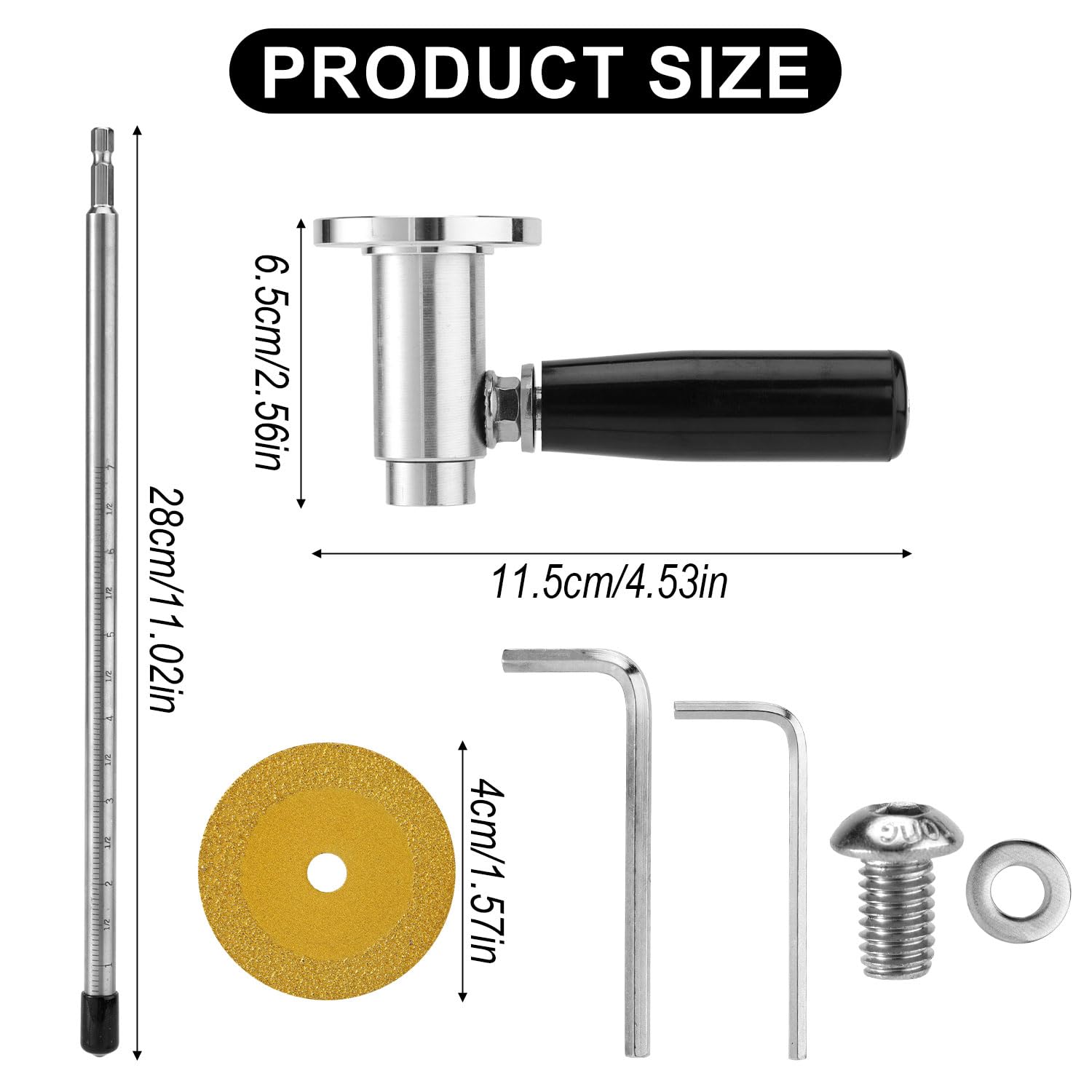 Coupe-tuyaux Intérieur Pour PVC - 6 Lames De 22 à 50 Mm - Échelle De Mesure Intégrée - Pour Perceuse
