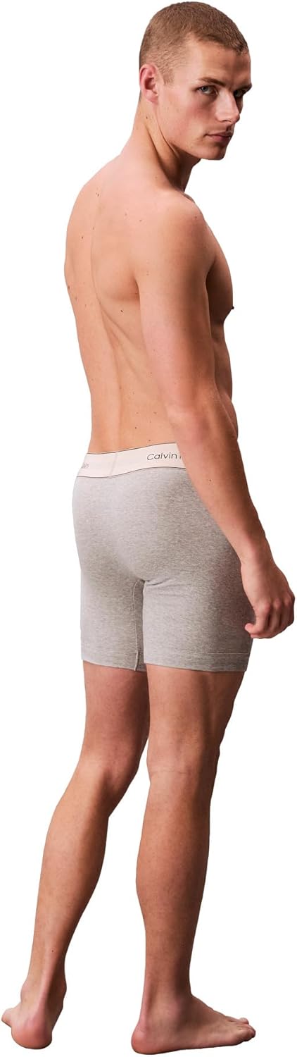 Calvin Klein mens Pima Cotton 3-pack Boxer Brief - Image 3