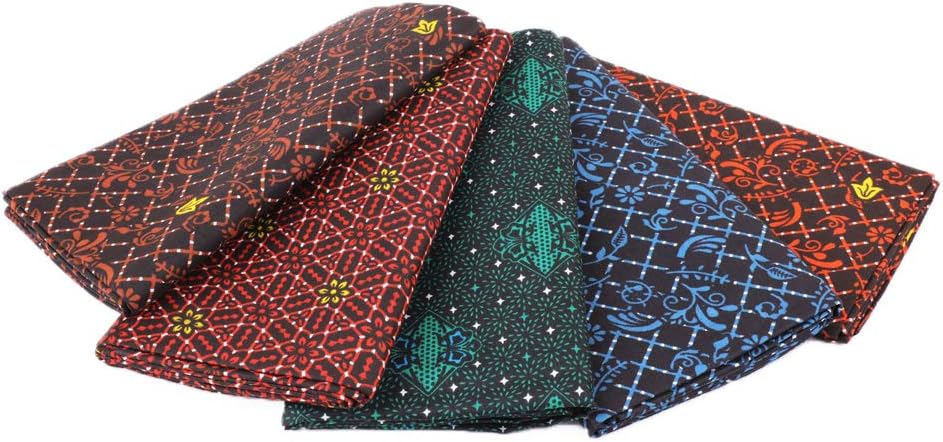 KITEX LUNGI- 100% Cotton men's Printed Regular Lungi (Mude) 124 x 185 cm - Pack Of Five - Print are assorted - Brown,Red,Blue,Orange & Green Colours