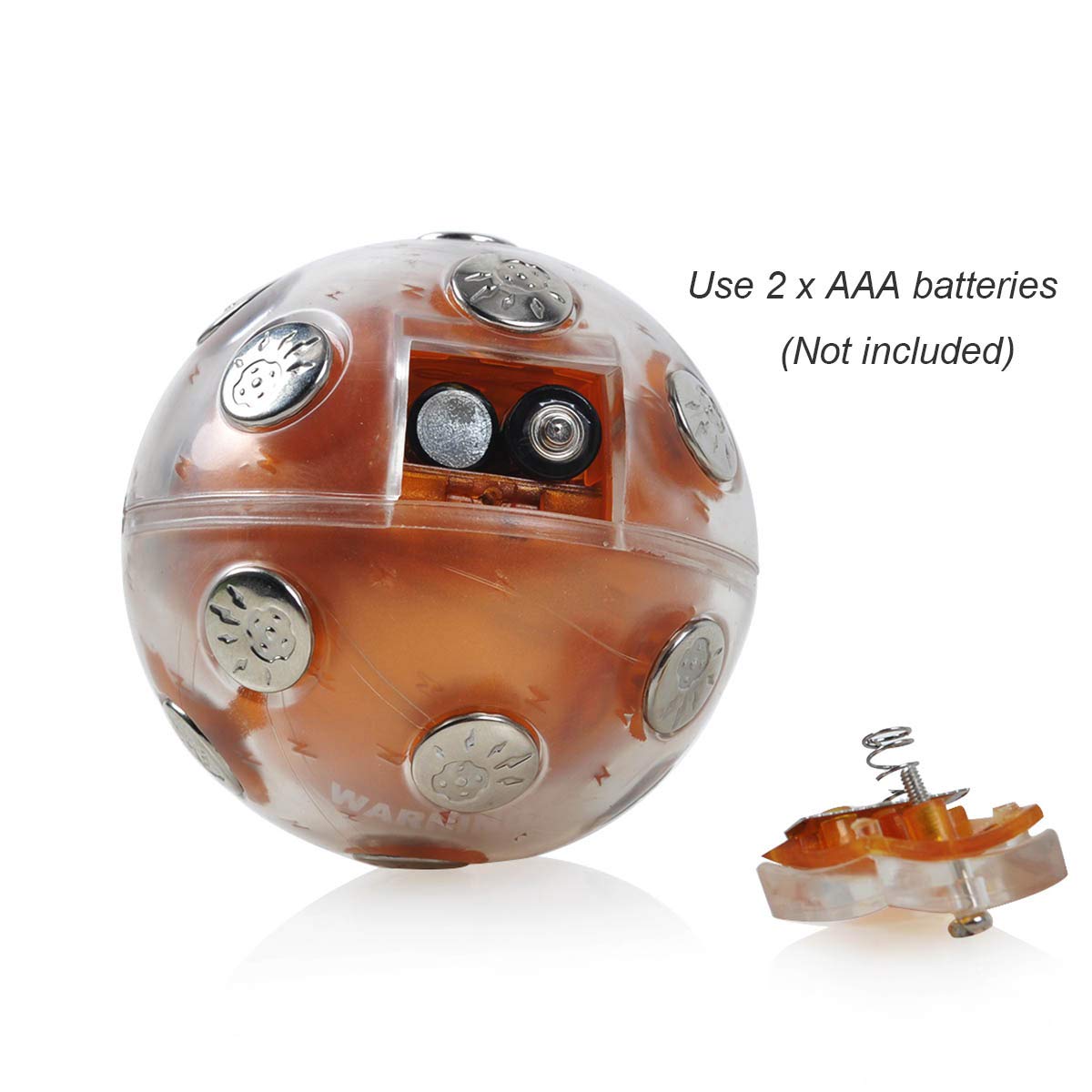 Generisch Shock Ball: Juego De La Patata Caliente Con Descarga Eléctrica, Pelota De Choque De 2,75 Pulgadas En ABS, Divertida Para Fiestas Con Amigos, Familia O Colegas (a Partir De 14 Años)