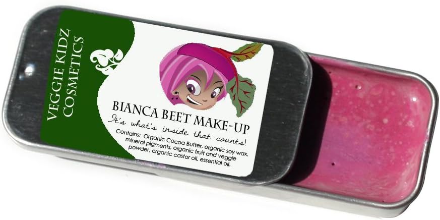 All Natural Eco-Friendly Kids Makup - Veggie Kidz Cosmetics Savannah Squash Make-up Compact - Organic Face Paint from Veggies!