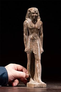 アンティーク　古代エジプト　ファラオ石像　置物 アンティーク 古代エジプト ファラオ石像 置物 - メルカリ