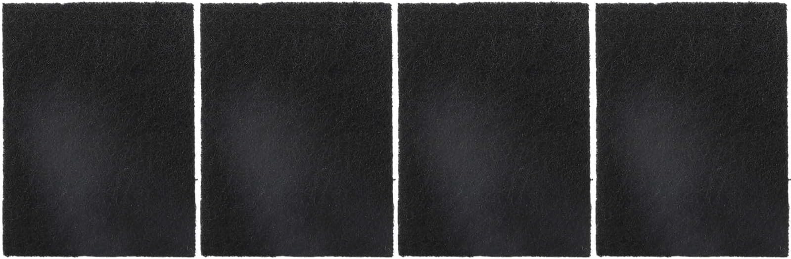 Activated Carbon Filter Mats (9.5 x 7 x 0.5 cm, 4-Pack) for Joseph Compost Bins and Kitchen Waste Containers, Control