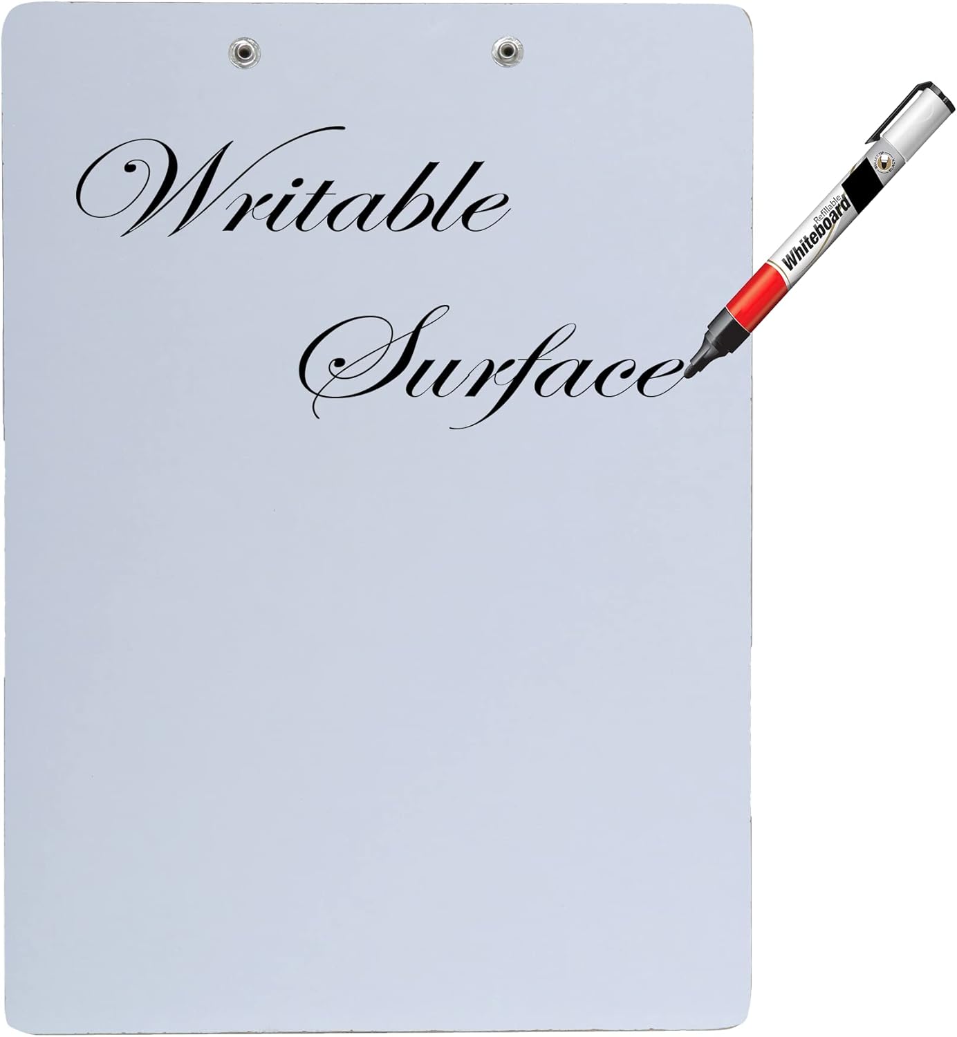 Wooden Writing/Exam Board/Clipboard with Back Side whiteboard Writing Surface – Lightweight MDF | Heavy Duty Clip for Office, School, Home, College, Shop- Red(Size- 9.5x13.5 inch)(Pack of 3)