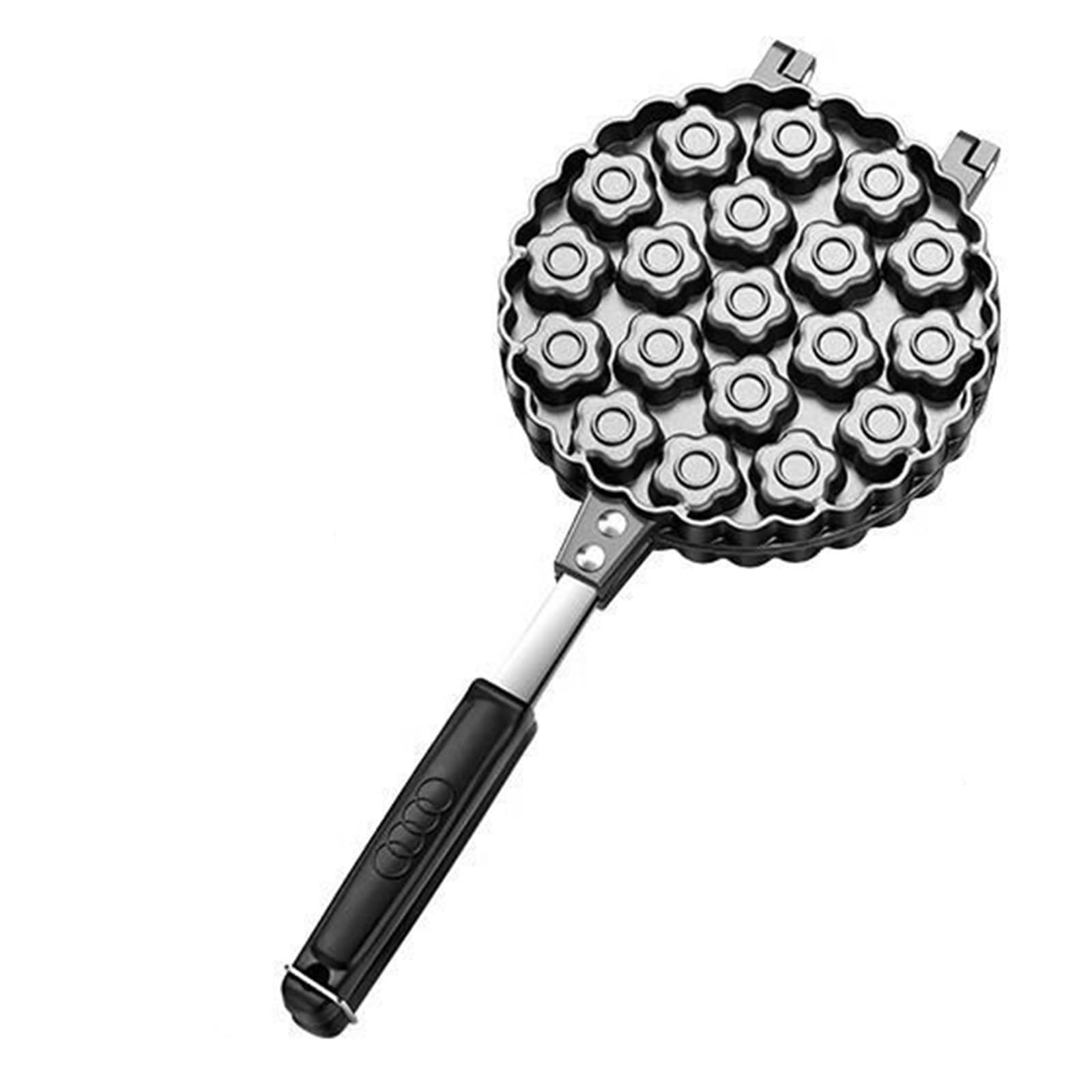 Máquina para hacer gofres de huevo con forma de flor de ciruelo, molde para pasteles, gofrera antiadherente de doble cara, ideal para el desayuno familiar.(Style 1)