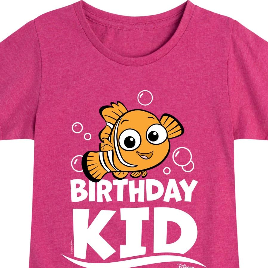 Disney Finding Nemo - Birthday Kid - Toddler & Youth Girls Short Sleeve Graphic T-Shirt3